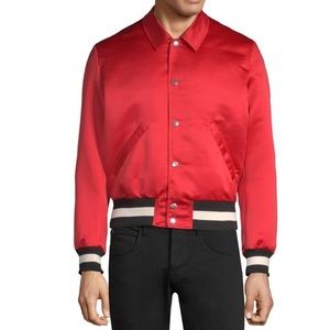 The Kooples Red Classic Bomber